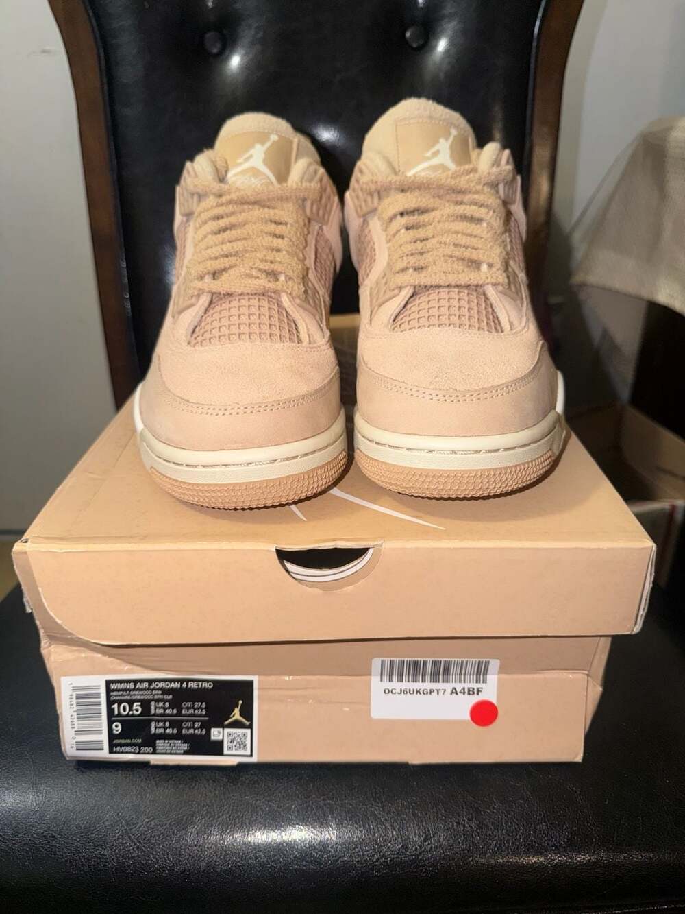 WMNS Air Jordan 4 Retro 'Hemp' / 'Cozy Girl' Sneakers HV0823 200
